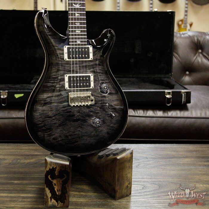Paul Reed Smith PRS 10 Top Custom 24 East Indian Rosewood Fretboard Charcoal Burst - Image 9
