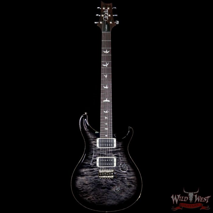 Paul Reed Smith PRS 10 Top Custom 24 East Indian Rosewood Fretboard Charcoal Burst - Image 4