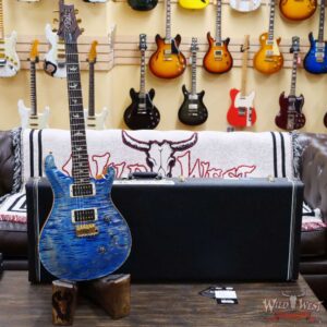 Paul Reed Smith PRS Core Series 10 Top Custom 24 Pattern Regular Neck Faded Blue Jean - Image 6