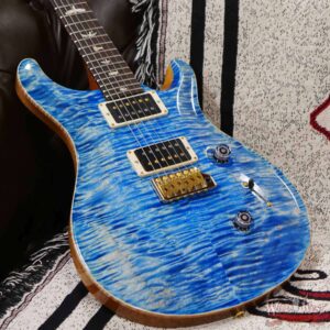 Paul Reed Smith PRS Core Series 10 Top Custom 24 Pattern Regular Neck Faded Blue Jean - Image 8