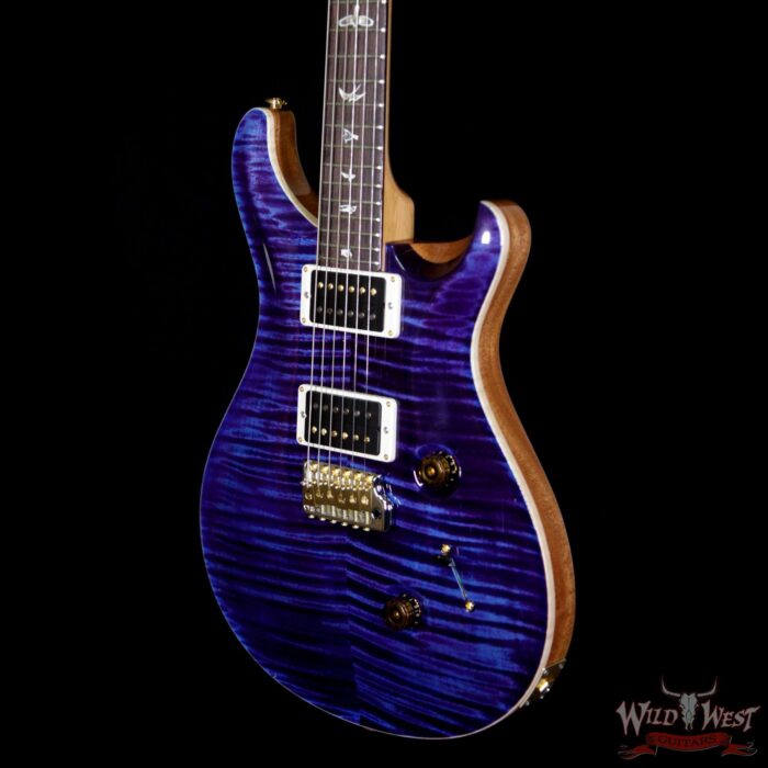 Paul Reed Smith PRS 10 Top Custom 24 Flame Maple Top Ultra Violet Natural Back and Neck - Image 3