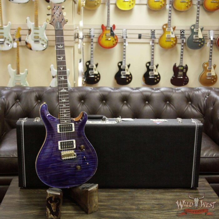 Paul Reed Smith PRS 10 Top Custom 24 Flame Maple Top Ultra Violet Natural Back and Neck - Image 4