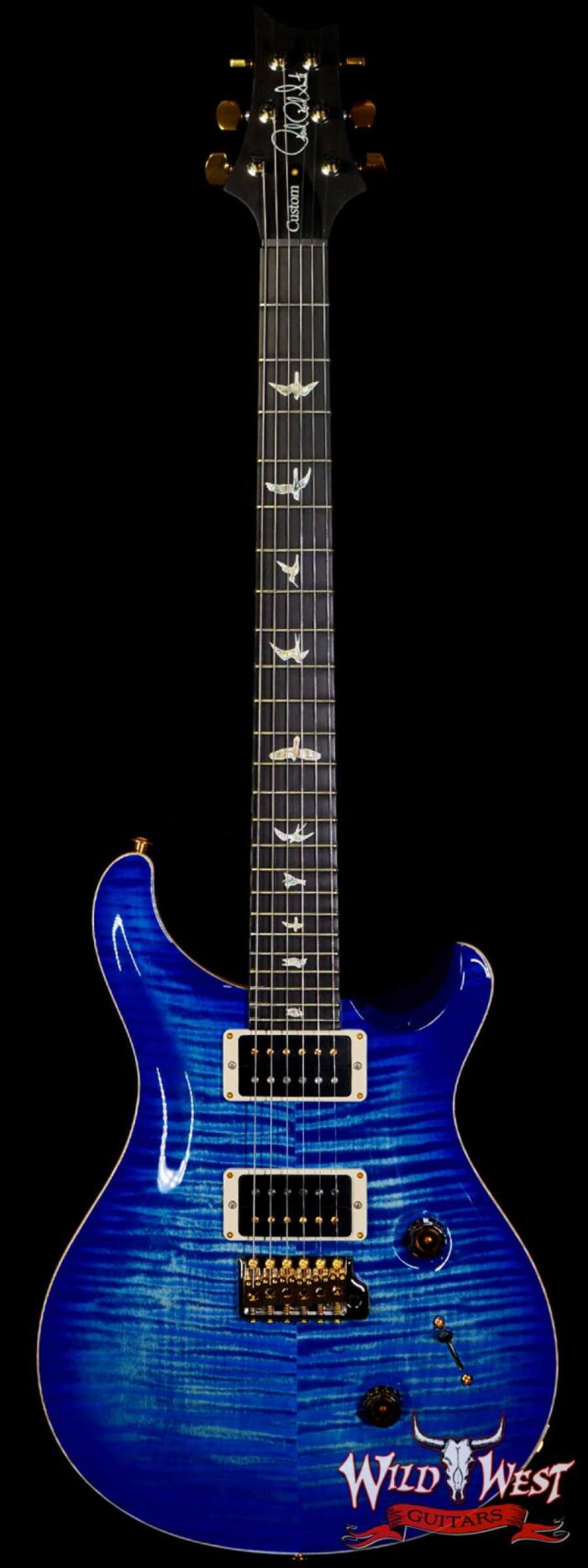 Paul Reed Smith PRS Core 10 Top Custom 24 Ebony Fingerboard Faded Blue Jean Burst - Image 1