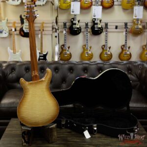 PRS Paul Reed Smith Flame Maple 10 Top Hollowbody II HB2 Piezo Ebony Fretboard Vintage Natural - Image 14