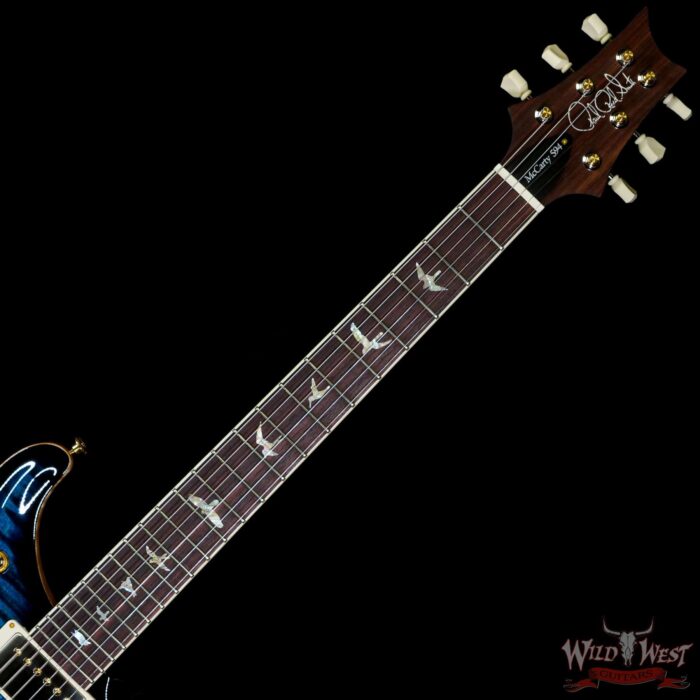 Paul Reed Smith PRS Core Series 10 Top McCarty 594 Rosewood Fingerboard River Blue Smokeburst - Image 4