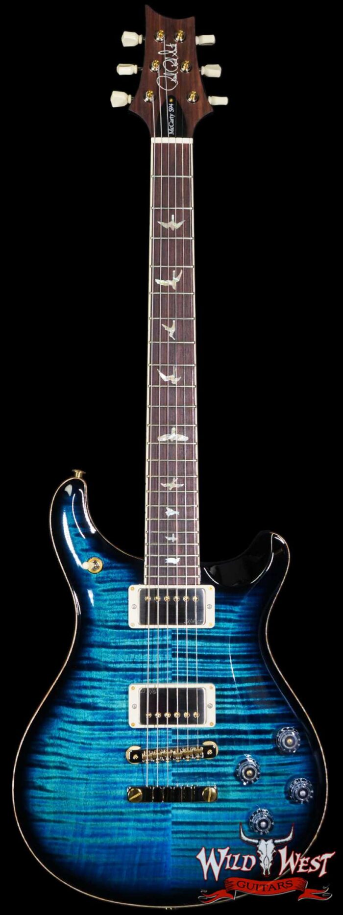Paul Reed Smith PRS Core Series 10 Top McCarty 594 Rosewood Fingerboard River Blue Smokeburst - Image 1