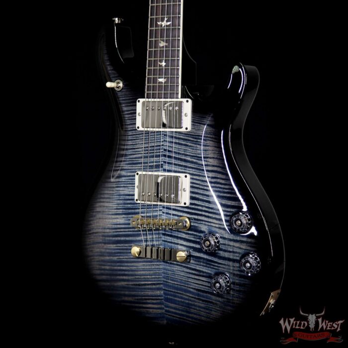 PRS Paul Reed Smith Flame Maple 10 Top McCarty 594 Rosewood Fretboard Faded Whale Blue Black Burst - Image 2