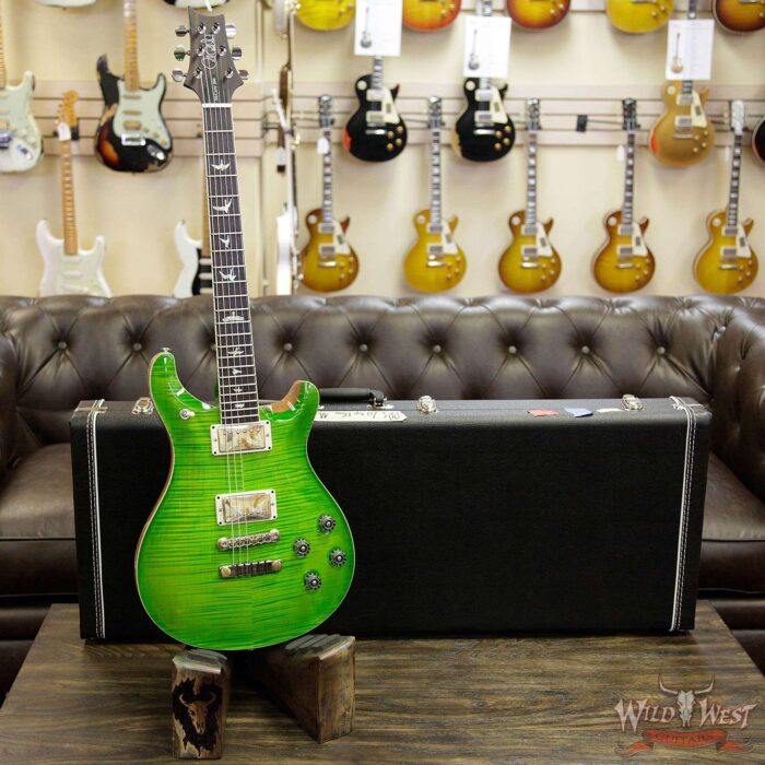 PRS Paul Reed Smith Flame 10 Top McCarty 594 Stained Flame Maple Neck Rosewood Fretboard Eriza Verde - Image 12