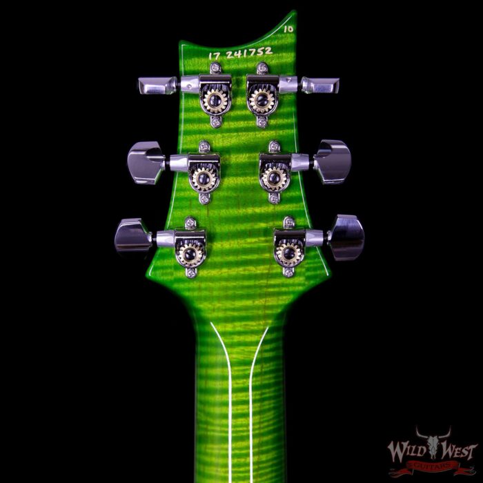 PRS Paul Reed Smith Flame 10 Top McCarty 594 Stained Flame Maple Neck Rosewood Fretboard Eriza Verde - Image 10