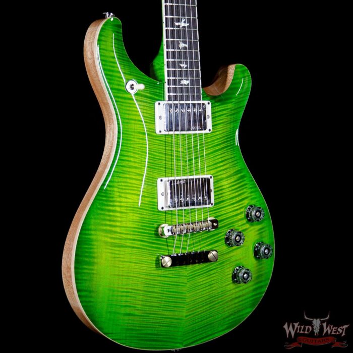 PRS Paul Reed Smith Flame 10 Top McCarty 594 Flame Maple Neck Rosewood Eriza Verde W/AP Paisley Case - Image 4