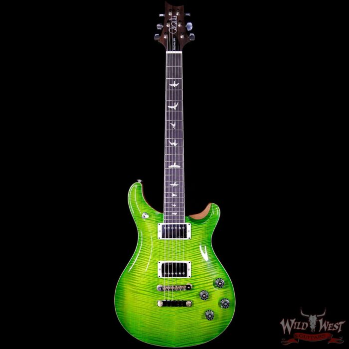 PRS Paul Reed Smith Flame 10 Top McCarty 594 Flame Maple Neck Rosewood Eriza Verde W/AP Paisley Case - Image 5