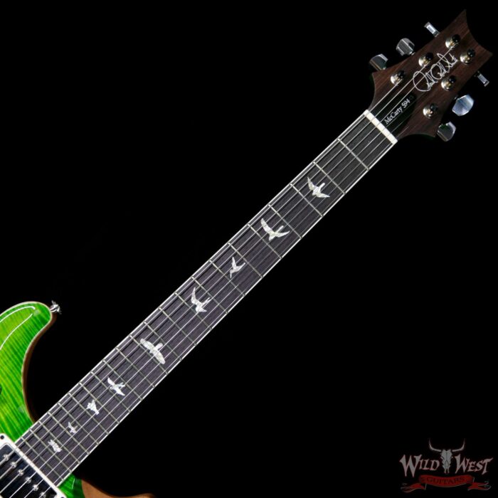PRS Paul Reed Smith Flame 10 Top McCarty 594 Flame Maple Neck Rosewood Eriza Verde W/AP Paisley Case - Image 9