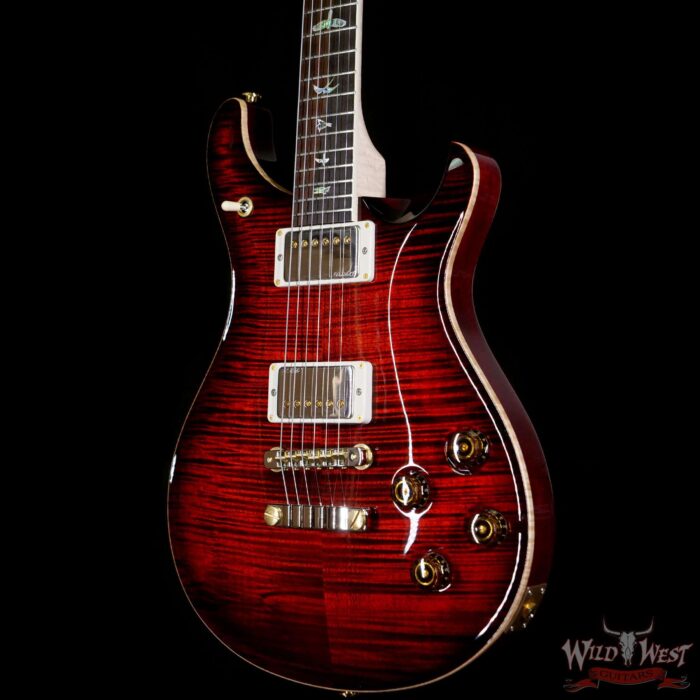 Paul Reed Smith PRS 2020 Experience 10 Top McCarty 594 Flame Maple Neck Brazillian Rosewood Board Black Cherry - Image 2