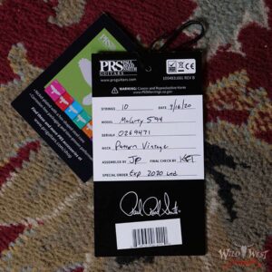 Paul Reed Smith PRS 2020 Experience 10 Top McCarty 594 Flame Maple Neck Brazillian Rosewood Board Black Cherry - Image 12