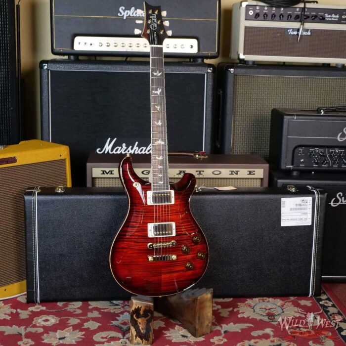 Paul Reed Smith PRS 2020 Experience 10 Top McCarty 594 Flame Maple Neck Brazillian Rosewood Board Black Cherry - Image 6