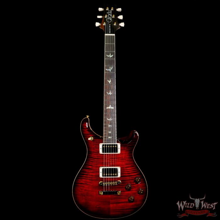 Paul Reed Smith PRS 2020 Experience 10 Top McCarty 594 Flame Maple Neck Brazillian Rosewood Board Black Cherry - Image 3