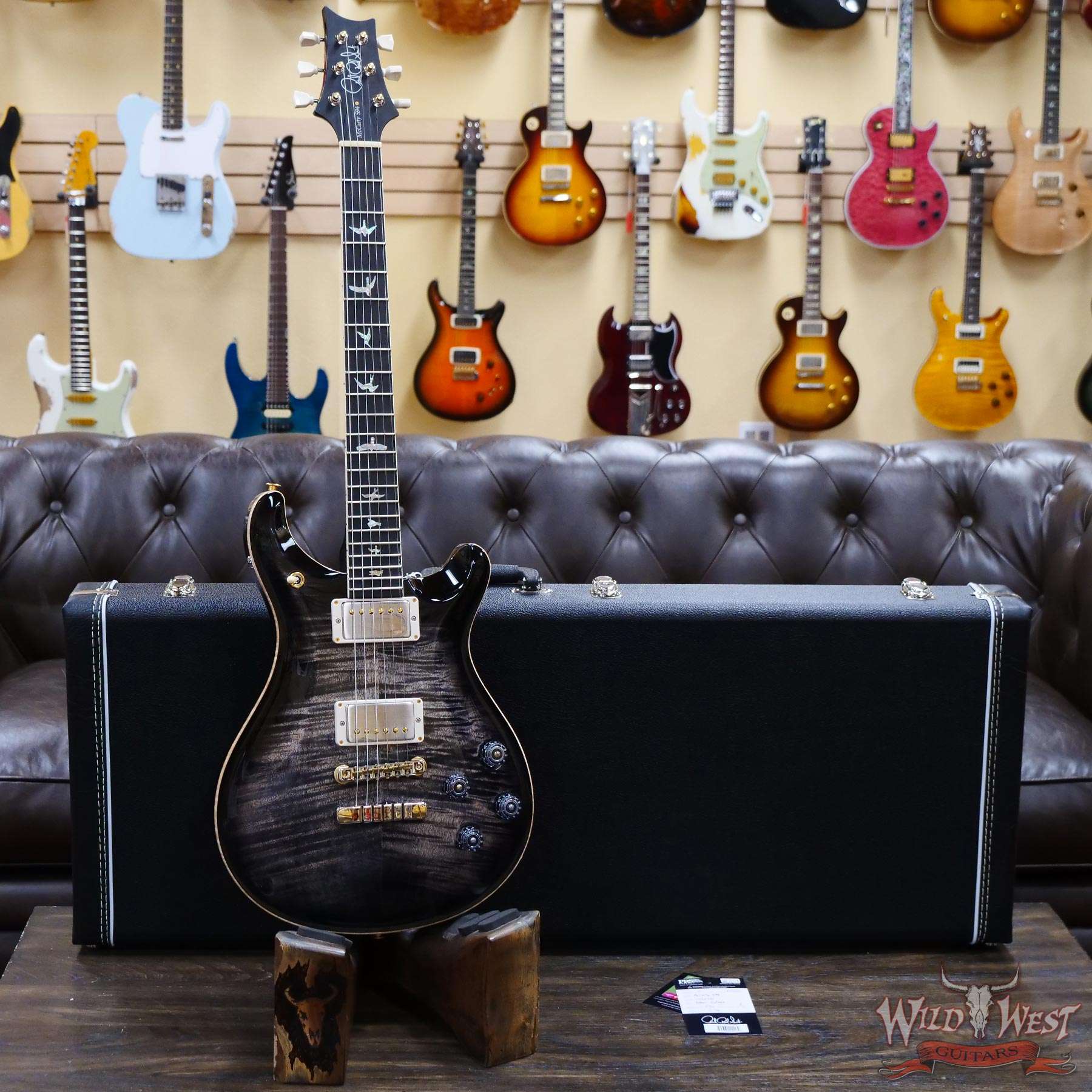 prs-f10-mc594ebony-328992-d1__wwg.jpg Paul Reed Smith PRS Core 10 Top McCarty 594 Flame Maple Top Ebony Fingerboard Charcoal Burst - Image 5