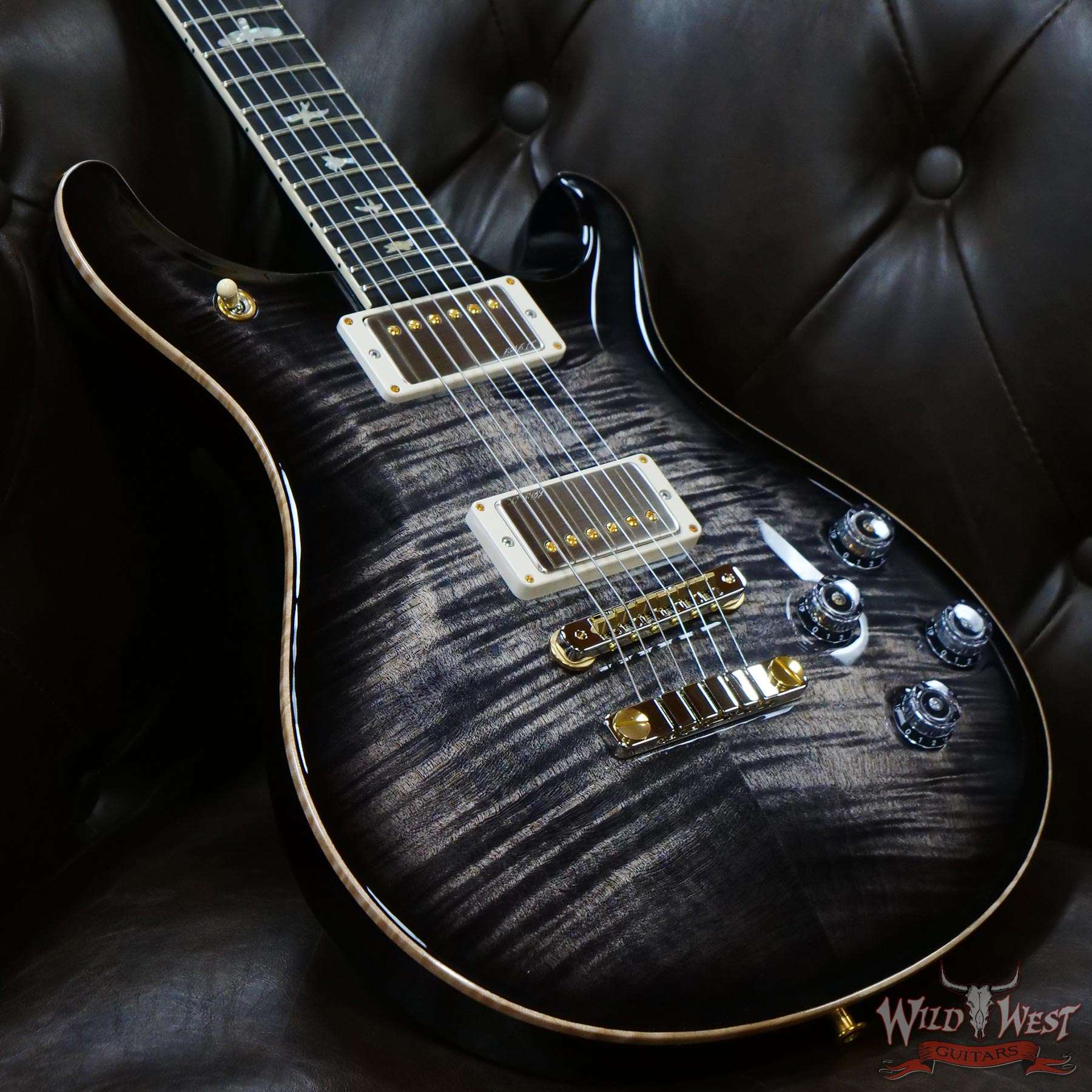 prs-f10-mc594ebony-328992-d3__wwg.jpg Paul Reed Smith PRS Core 10 Top McCarty 594 Flame Maple Top Ebony Fingerboard Charcoal Burst - Image 7