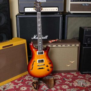 PRS Core 10 Top Flame Maple McCarty 594 Semi-Hollow Rosewood Fingerboard Dark Cherry Burst Wrap - Image 5