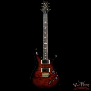 Paul Reed Smith PRS Core 10 Top Custom 24 Piezo P24 w/ Pattern Thin Neck Orange Tiger Smokewrap - Image 3
