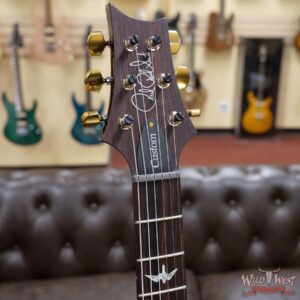 Paul Reed Smith PRS Core 10 Top Custom 24 Piezo P24 w/ Pattern Thin Neck Orange Tiger Smokewrap - Image 6