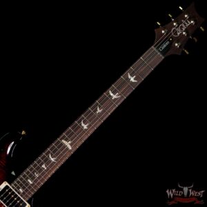 Paul Reed Smith PRS Core 10 Top Custom 24 Piezo P24 w/ Pattern Thin Neck Orange Tiger Smokewrap - Image 4