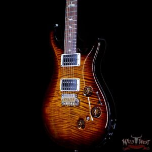 Paul Reed Smith PRS Core 10 Top Custom 24 Piezo P24 Flame Maple Rosewood Fingerboard Black Gold Wraparound - Image 2