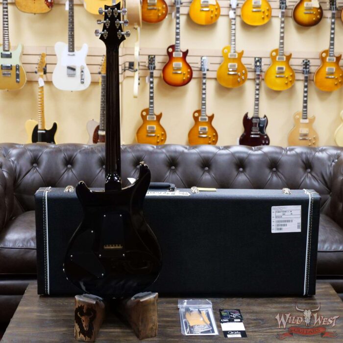 Paul Reed Smith PRS Core 10 Top Custom 24 Piezo P24 Flame Maple Rosewood Fingerboard Black Gold Wraparound - Image 8
