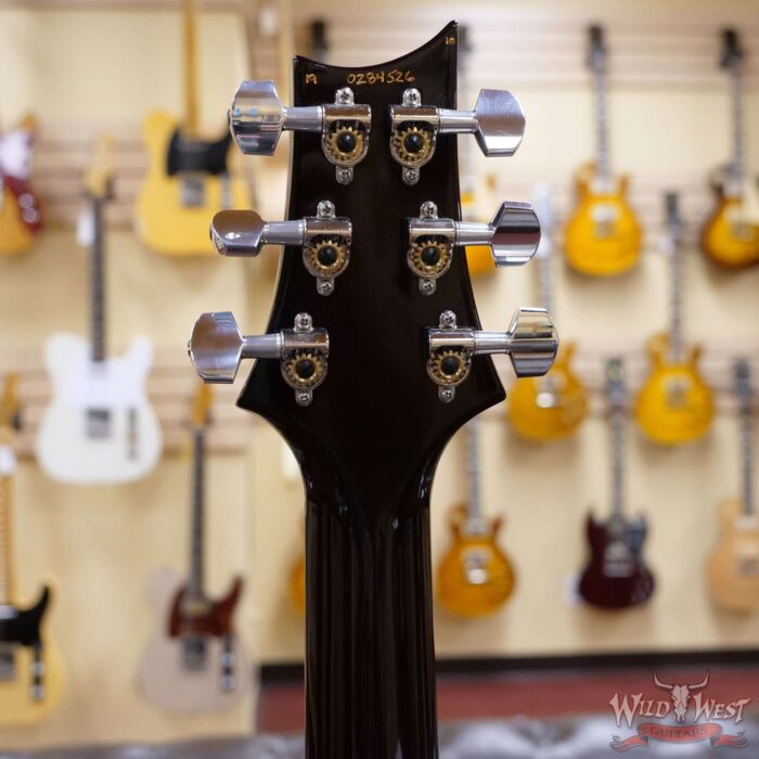 Paul Reed Smith PRS Core 10 Top Custom 24 Piezo P24 Flame Maple Rosewood Fingerboard Black Gold Wraparound - Image 9