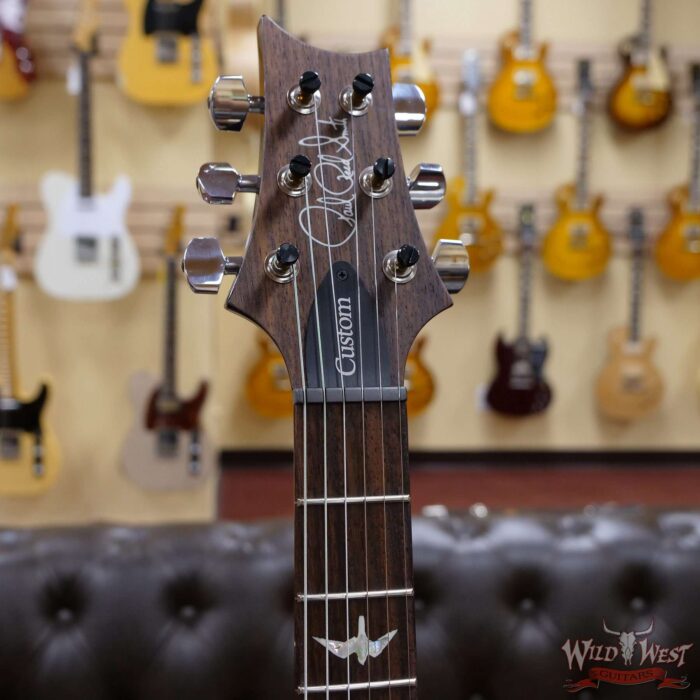 Paul Reed Smith PRS Core 10 Top Custom 24 Piezo P24 Flame Maple Rosewood Fingerboard Black Gold Wraparound - Image 6