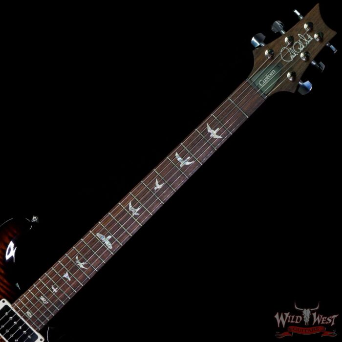 Paul Reed Smith PRS Core 10 Top Custom 24 Piezo P24 Flame Maple Rosewood Fingerboard Black Gold Wraparound - Image 4