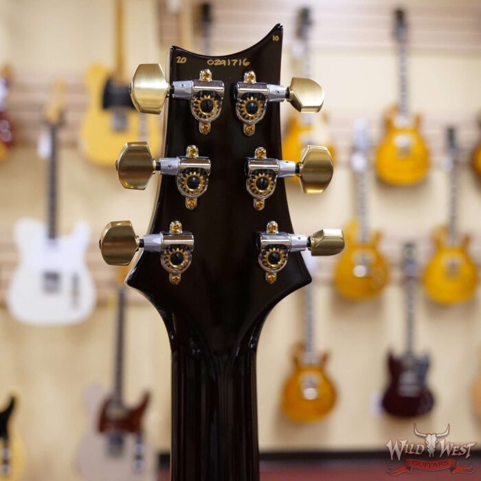 Paul Reed Smith PRS Core 10 Top Custom 24 Piezo P24 Flame Maple Rosewood Fingerboard Black Gold Burst - Image 9