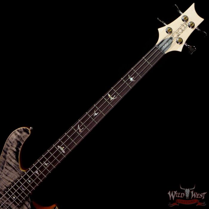 Paul Reed Smith PRS Grainger 4 String Bass Guitar Quartersawn Maple Neck Rosewood Fingerboard Charcoal - Image 4