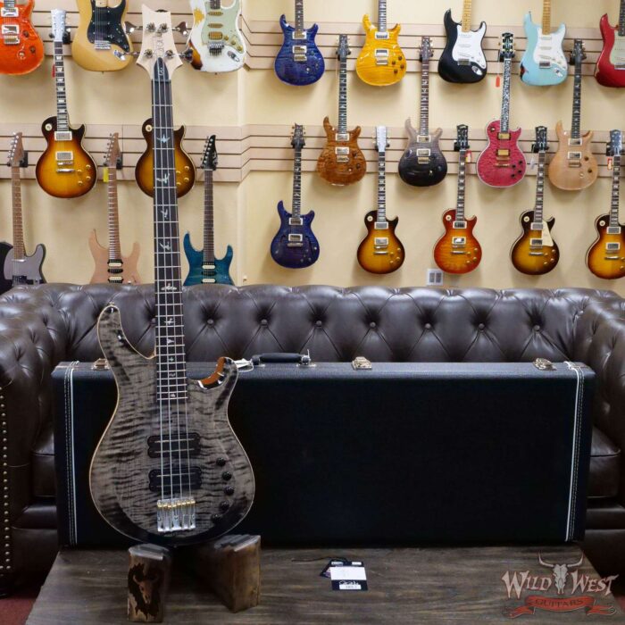Paul Reed Smith PRS Grainger 4 String Bass Guitar Quartersawn Maple Neck Rosewood Fingerboard Charcoal - Image 6