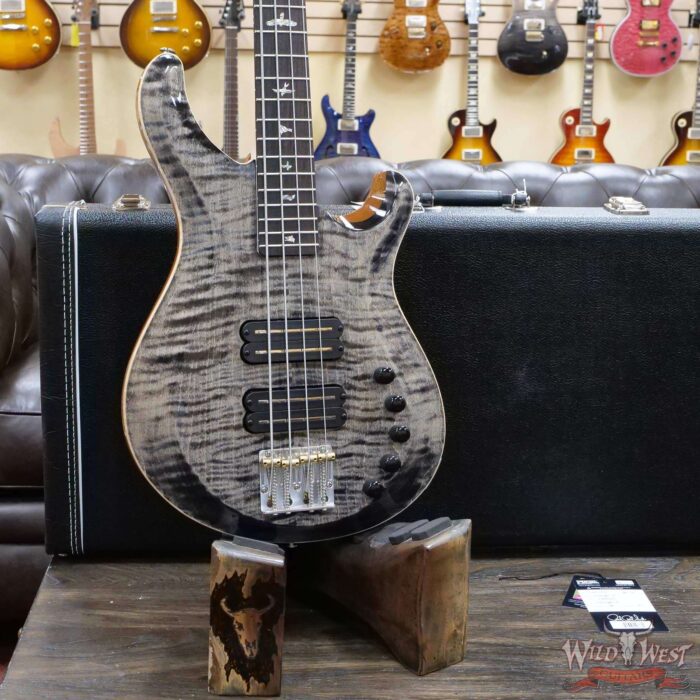 Paul Reed Smith PRS Grainger 4 String Bass Guitar Quartersawn Maple Neck Rosewood Fingerboard Charcoal - Image 8