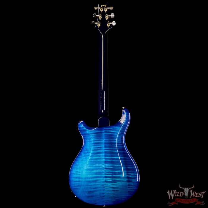 PRS HB2 Hollowbody II Piezo Flame Maple Top & Back Rosewood Fingerboard Faded Blue Wrap Burst - Image 5