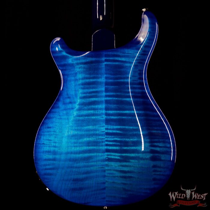 PRS HB2 Hollowbody II Piezo Flame Maple Top & Back Rosewood Fingerboard Faded Blue Wrap Burst - Image 6