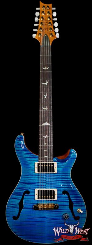 Paul Reed Smith PRS Core Flame Maple Top Hollowbody I HB1 12-String Rosewood Fingerboard Aquamarine