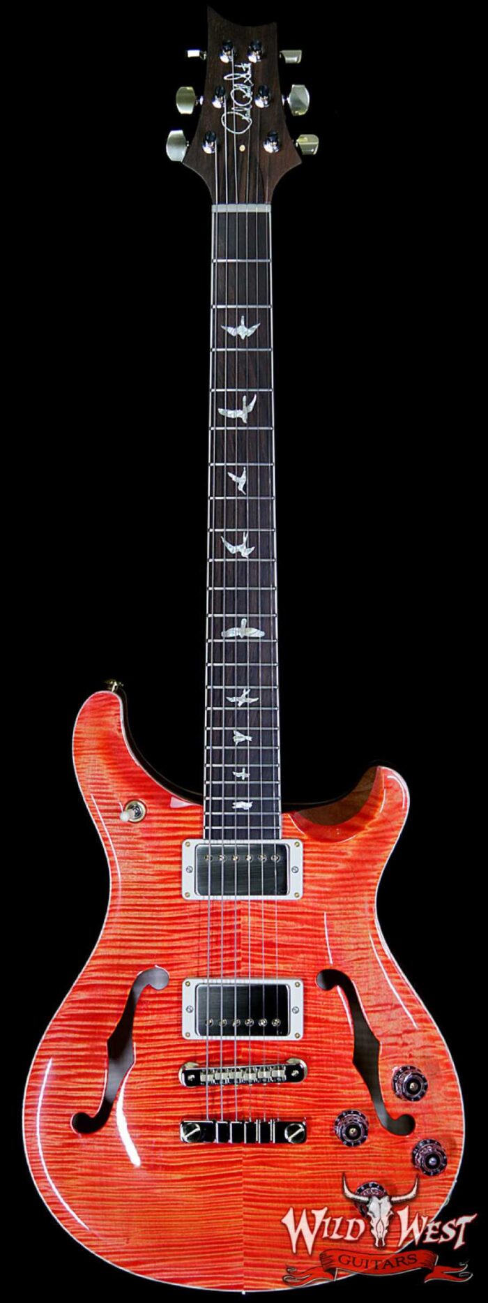 PRS Wild West Guitars 20th Anniversary Limited Run # 12 of 40 Wood Library Artist Package McCarty 594 Hollowbody II Salmon(Private Stock Color) - Image 1