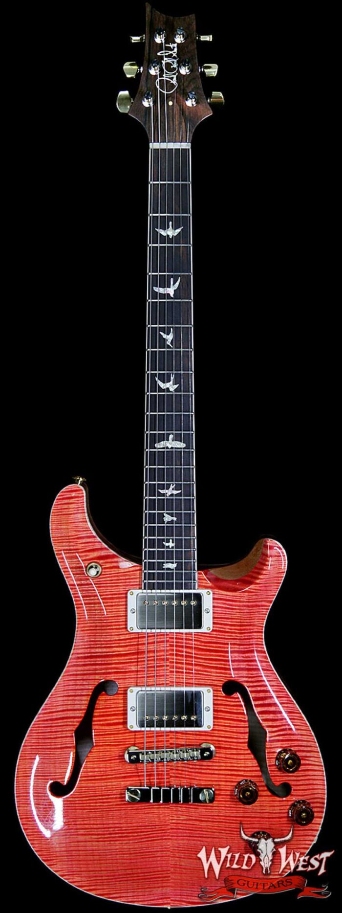 PRS Wild West Guitars 20th Anniversary Limited Run # 16 of 40 Wood Library Artist Package McCarty 594 Hollowbody II Salmon(Private Stock Color) - Image 1