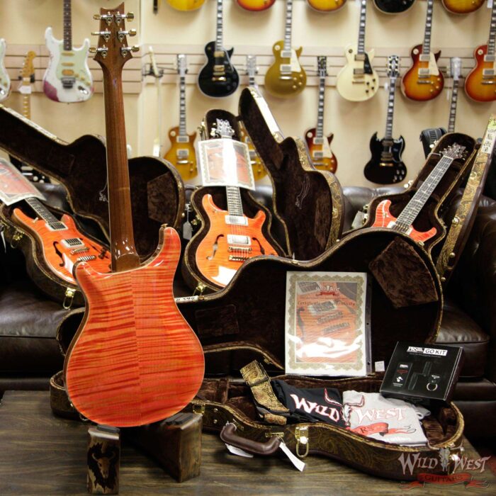 PRS Wild West Guitars 20th Anniversary Limited Run # 13 of 40 Wood Library Artist Package McCarty 594 Hollowbody II Salmon(Private Stock Color) - Image 15