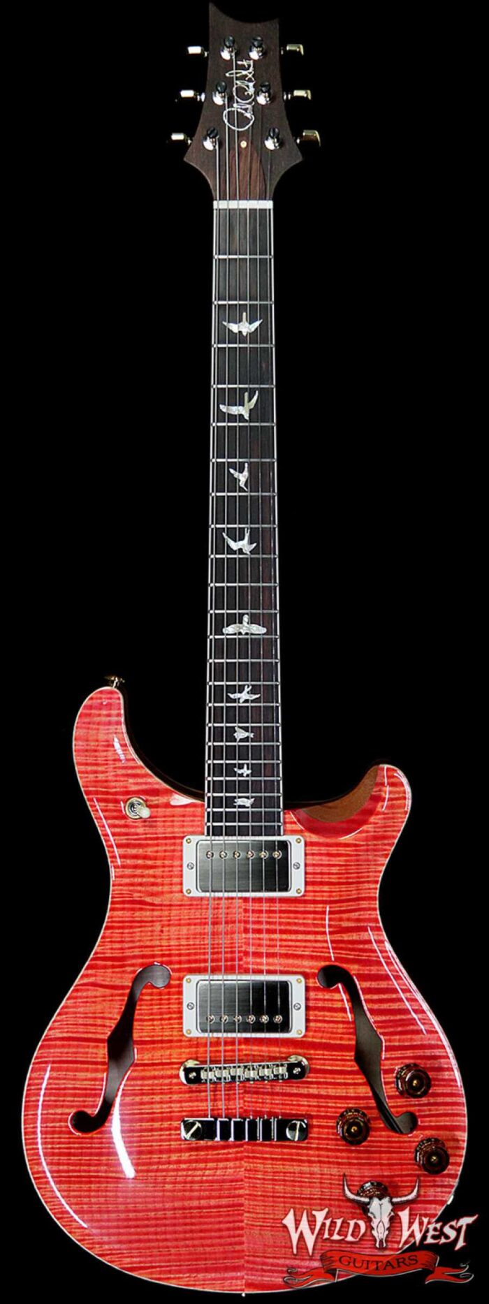 PRS Wild West Guitars 20th Anniversary Limited Run # 13 of 40 Wood Library Artist Package McCarty 594 Hollowbody II Salmon(Private Stock Color) - Image 1