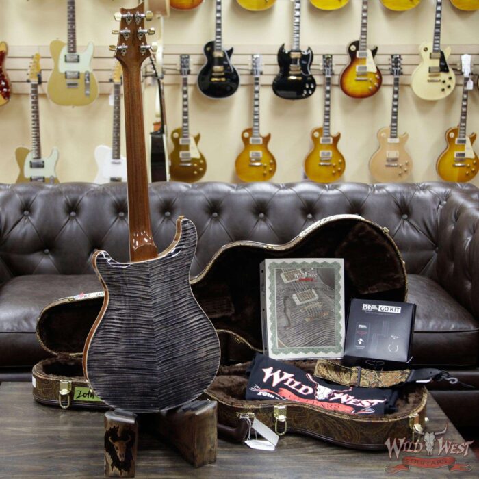 PRS Wild West Guitars 20th Anniversary Limited Run # 18 of 40 Wood Library Artist Package McCarty 594 Hollowbody II Charcoal - Image 11