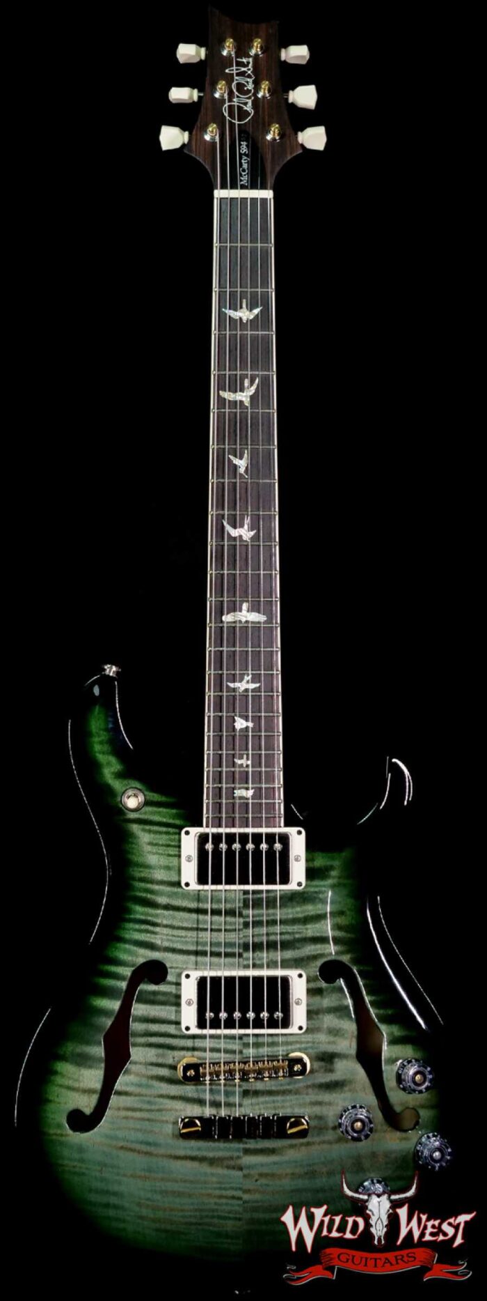 Paul Reed Smith PRS Core McCarty 594 Hollowbody II HB2 Trampas Green Smokeburst - Image 1