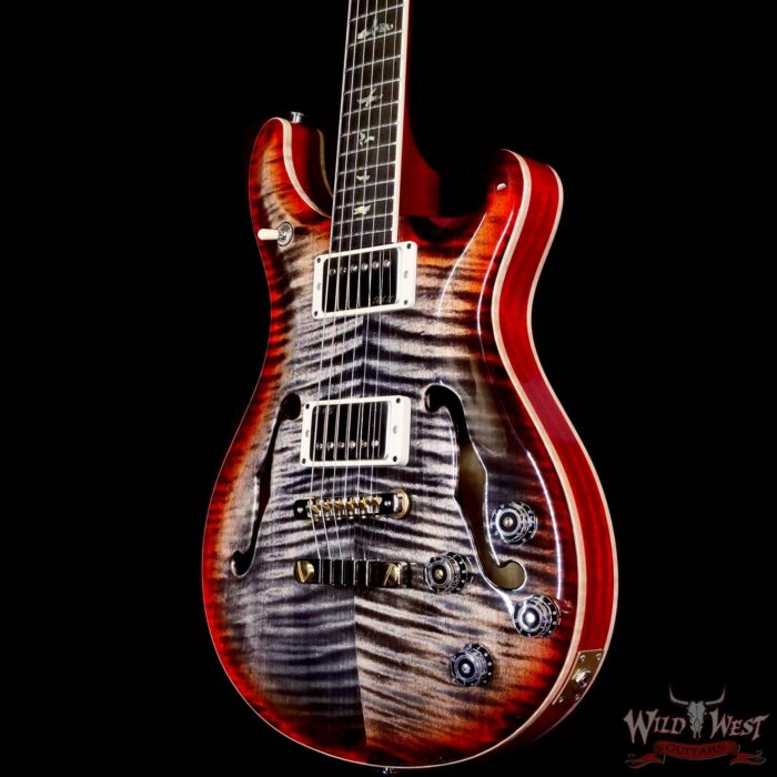 Paul Reed Smith PRS Core Series McCarty 594 Hollowbody II HBII594 Rosewood Fingerboard Charcoal Cherry Burst 5.95 LBS - Image 2