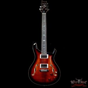 Paul Reed Smith PRS SE Hollowbody II Piezo Black Gold Burst E02311 6.30 LBS - Image 3