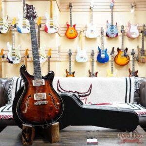 Paul Reed Smith PRS SE Hollowbody II Piezo Black Gold Burst E02311 6.30 LBS - Image 5