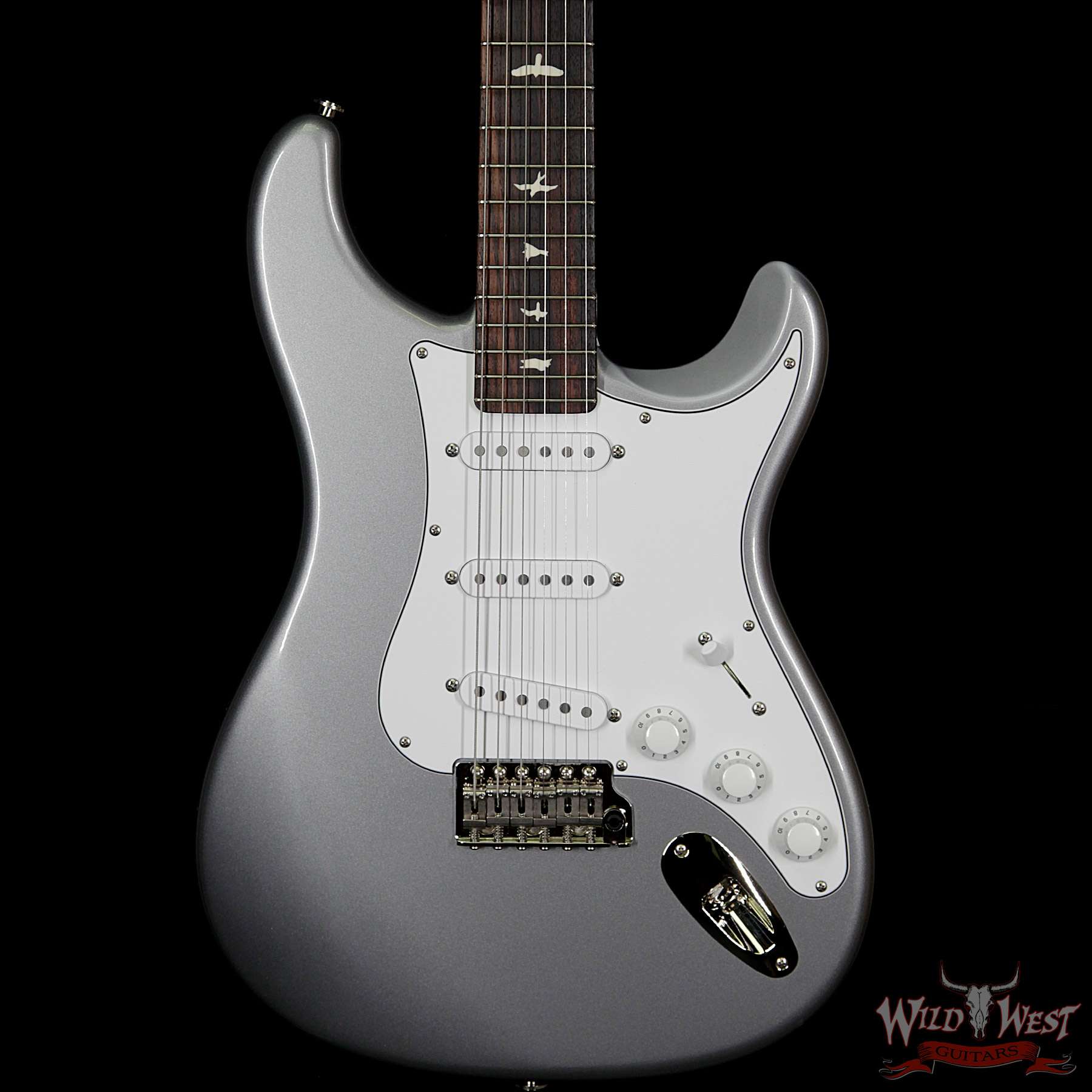 prs-jm-silversky-tungston-255599-bbf__wwg-1.jpg 2018 Paul Reed Smith PRS John Mayer Signature Model Silver Sky Maple Neck Rosewood Board Tungsten ( Silver ) - Image 3