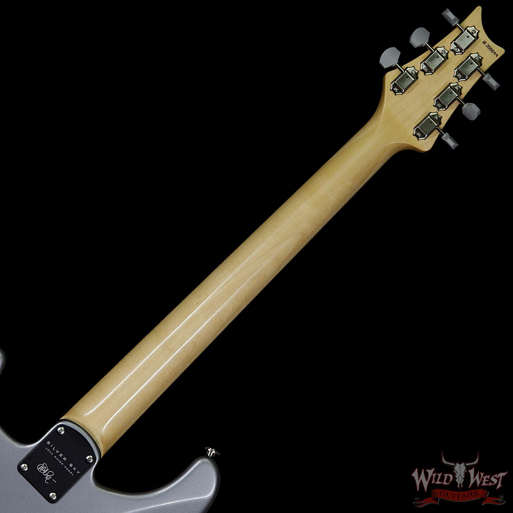 prs-jm-silversky-tungston-255599-bnb__wwg-1.jpg 2018 Paul Reed Smith PRS John Mayer Signature Model Silver Sky Maple Neck Rosewood Board Tungsten ( Silver ) - Image 11