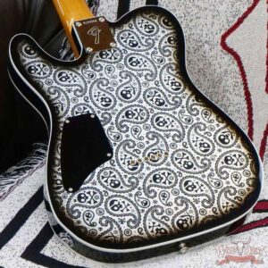 Fender Custom Shop Paul Waller Masterbuilt 1967 Telecaster Custom HH NOS Black Skull Paisley - Image 12